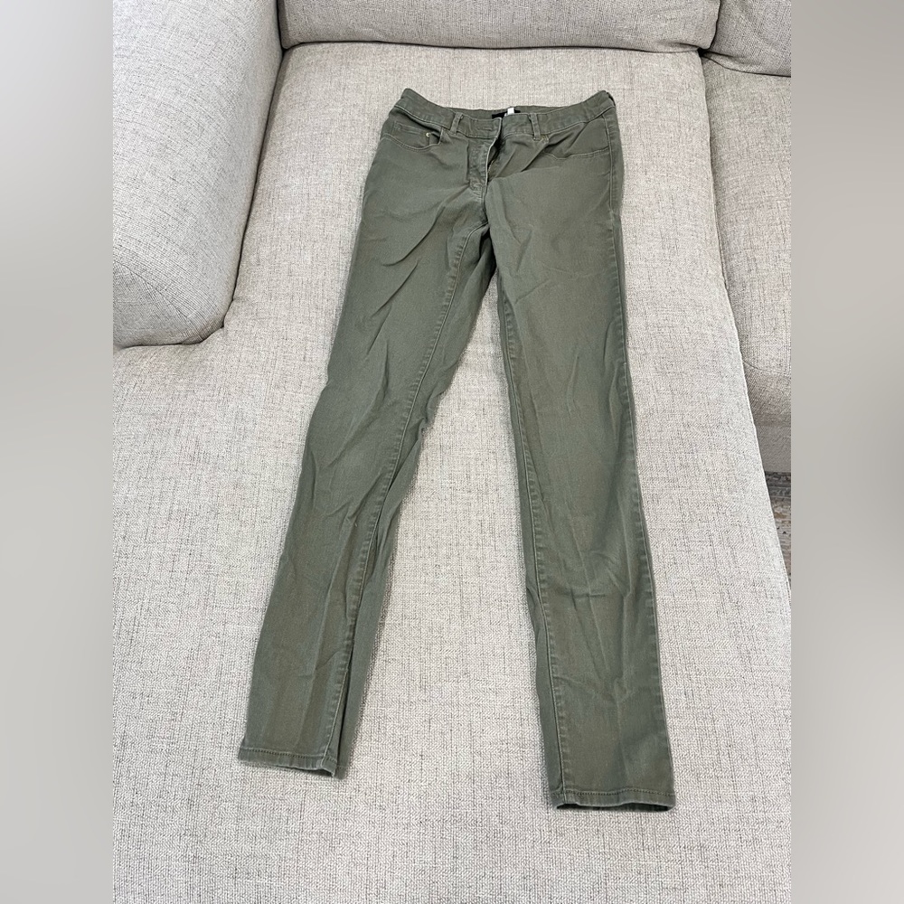 Olive Green Skinny Jeans